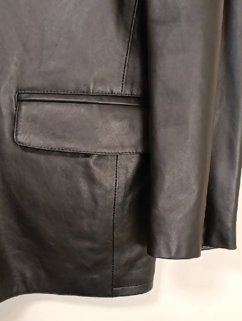 Vintage Este's Portland, OR Genuine Leather Blazer